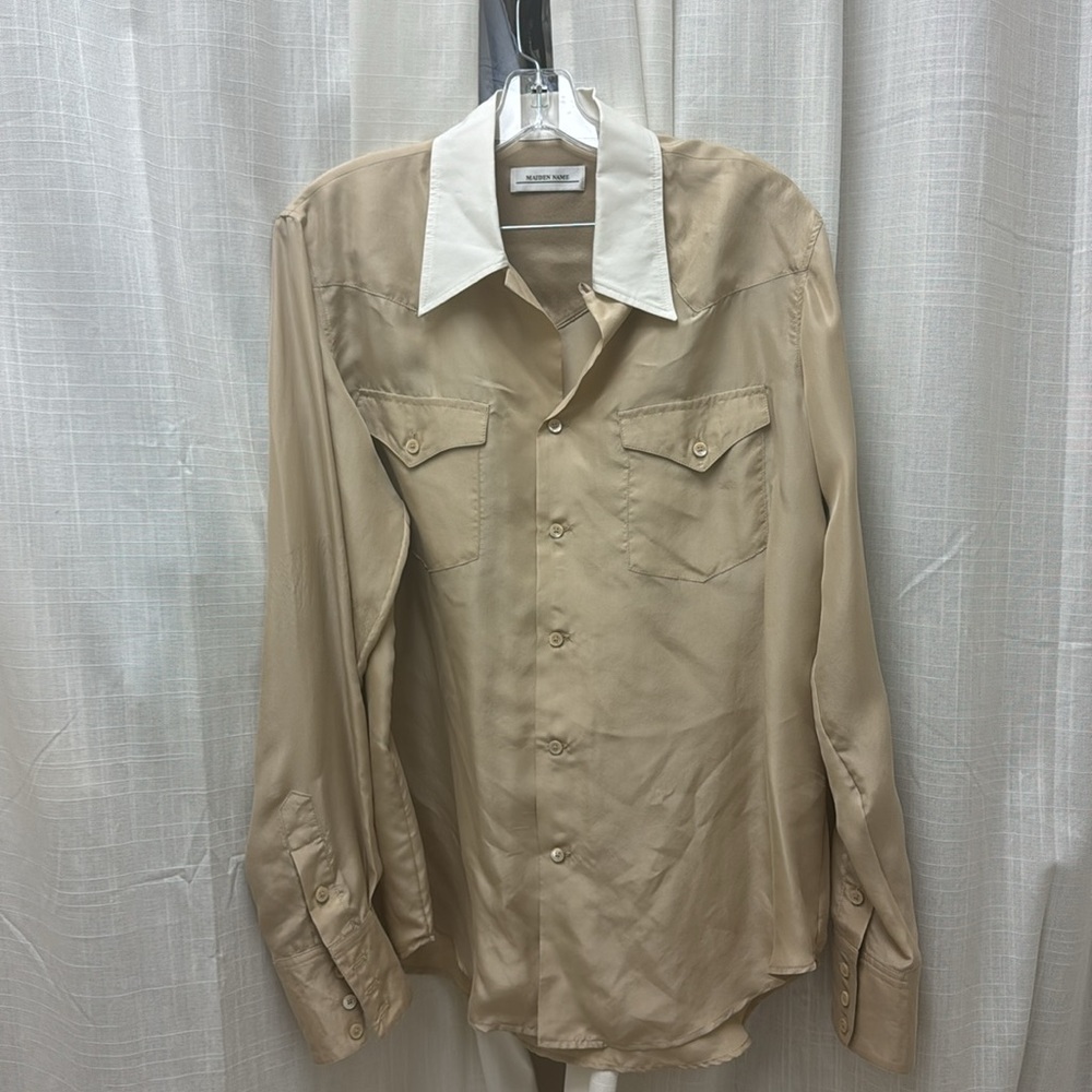 Maiden Name Silk Shirt